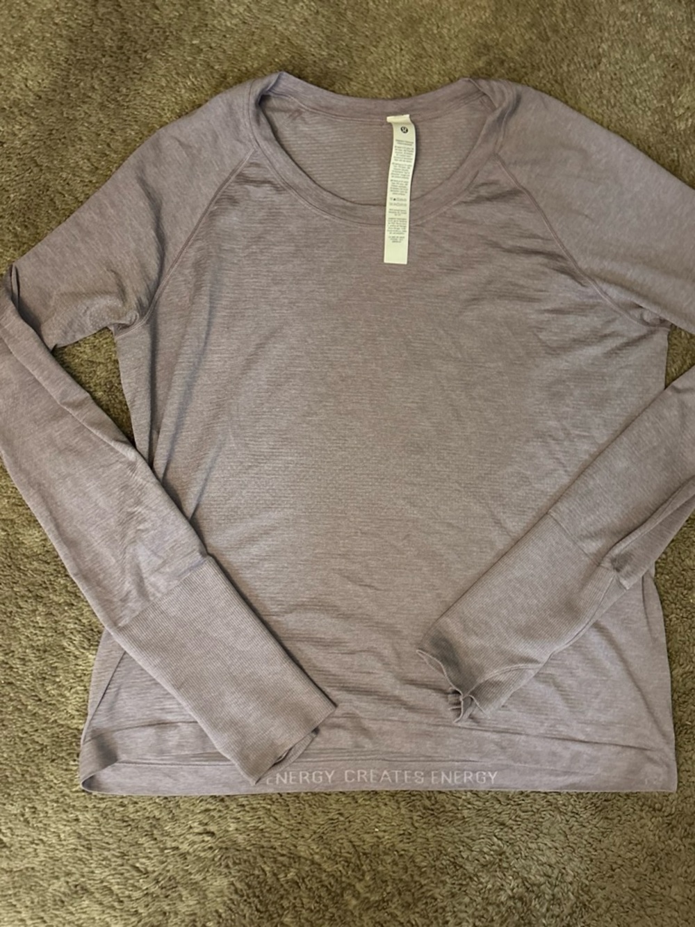lululemon athletica Light Lavender Long-Sleeve Swiftly Top